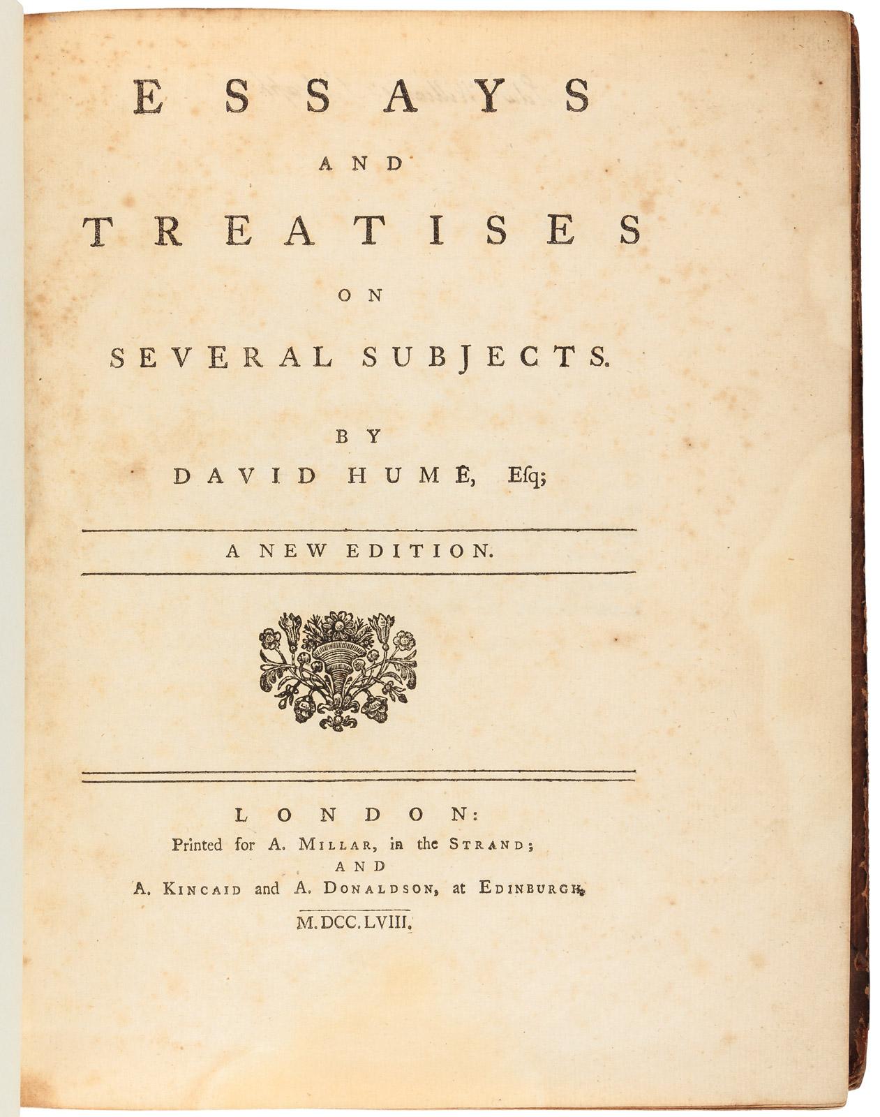 David hume essays pdf picture