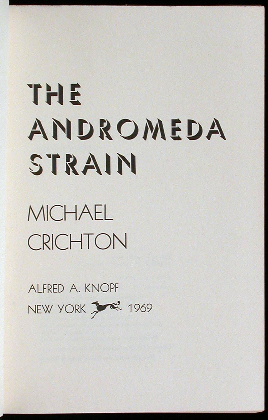 Реферат: Andromeda Strain Essay Research Paper Michael Crichton