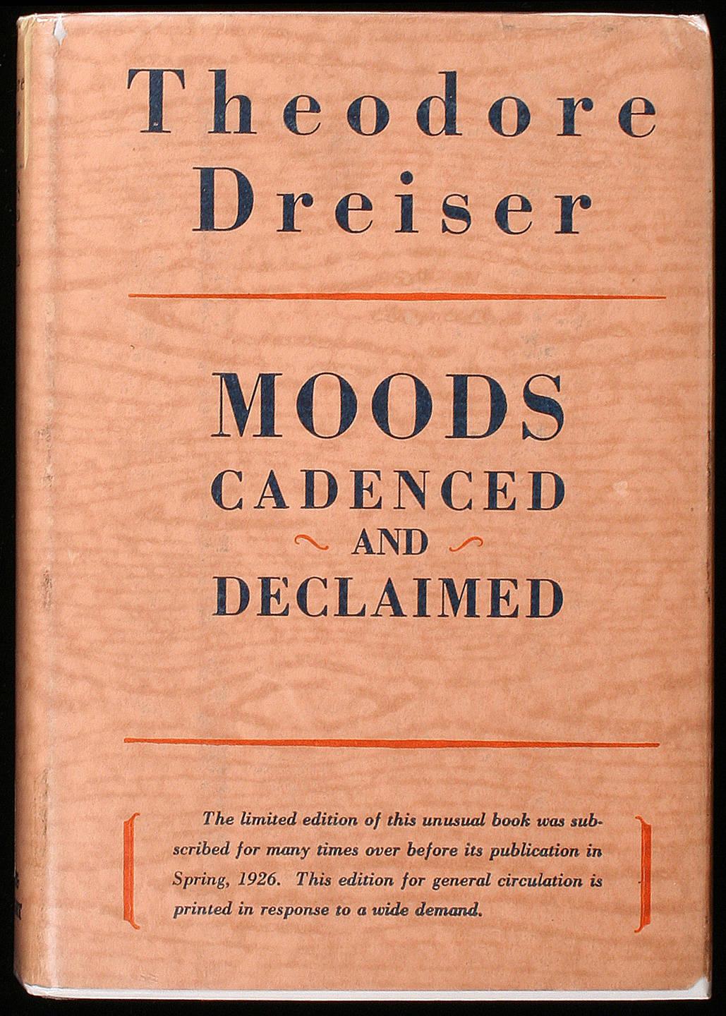 Theodore Dreiser: Research and Buy First Editions, Limited Editions ...